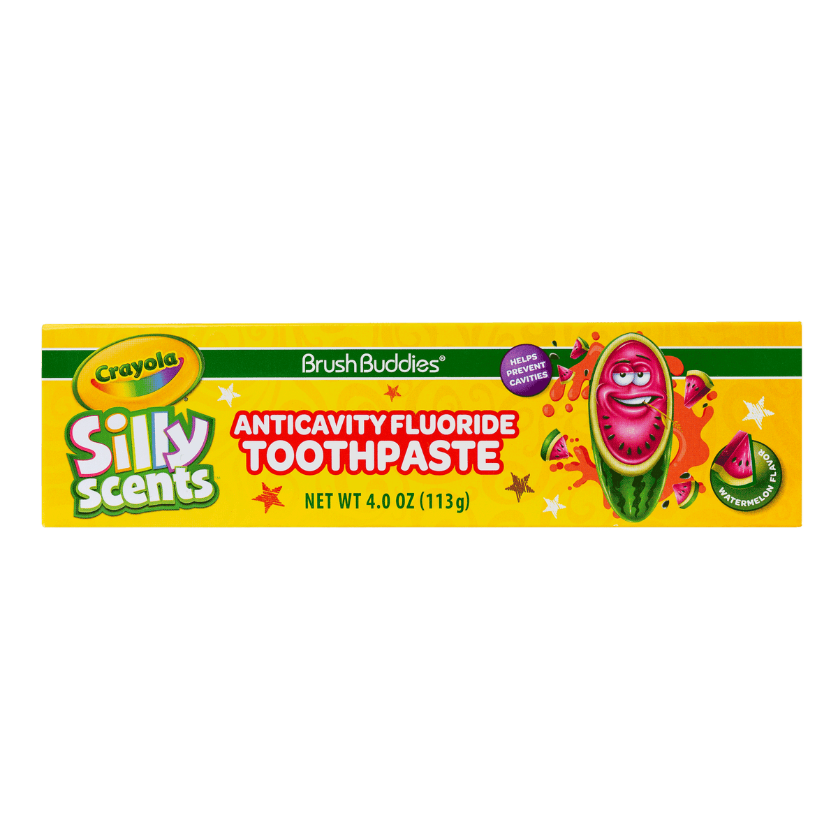 Brush Buddies Crayola Silly Scents Flavored Anticavity Fluoride