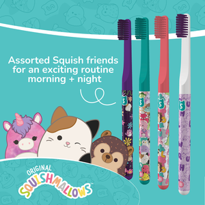 Squishmallows Manual Toothbrushes 4PK