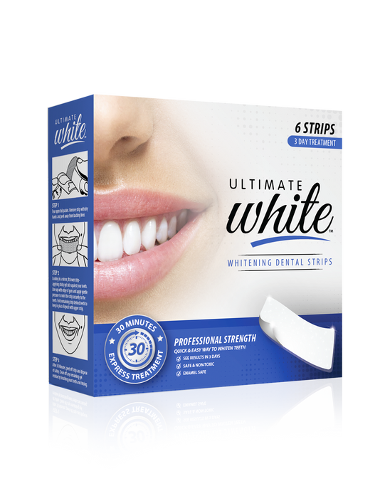 Ultimate White Whitening Dental Strips (3 Day Treatment)