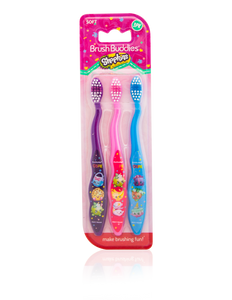 Brush Buddies Shopkins Toothbrush (3 Pack)