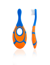 Load image into Gallery viewer, Toddler Toothbrush with Teething Ring