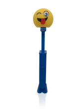 Load image into Gallery viewer, Pez Poppin' Emoji Silly Face Toothbrush