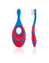 Load image into Gallery viewer, Toddler Toothbrush with Teething Ring