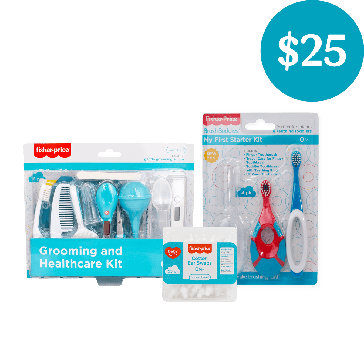 Fisher-Price Grooming Bundle – Brush Buddies