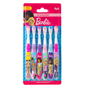 Barbie 6PK Toothbrushes
