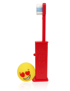 Pez Poppin' Emoji Love Toothbrush