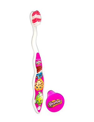 Shopkins Toothbrush with Mystery Cap – Brush Buddies