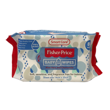 Load image into Gallery viewer, Fisher-Price 99% Water Baby Wipes 80 Count - (1 Pack)