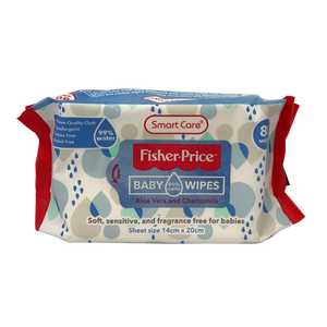Fisher-Price 99% Water Baby Wipes 80 Count - (6/12 Pack)