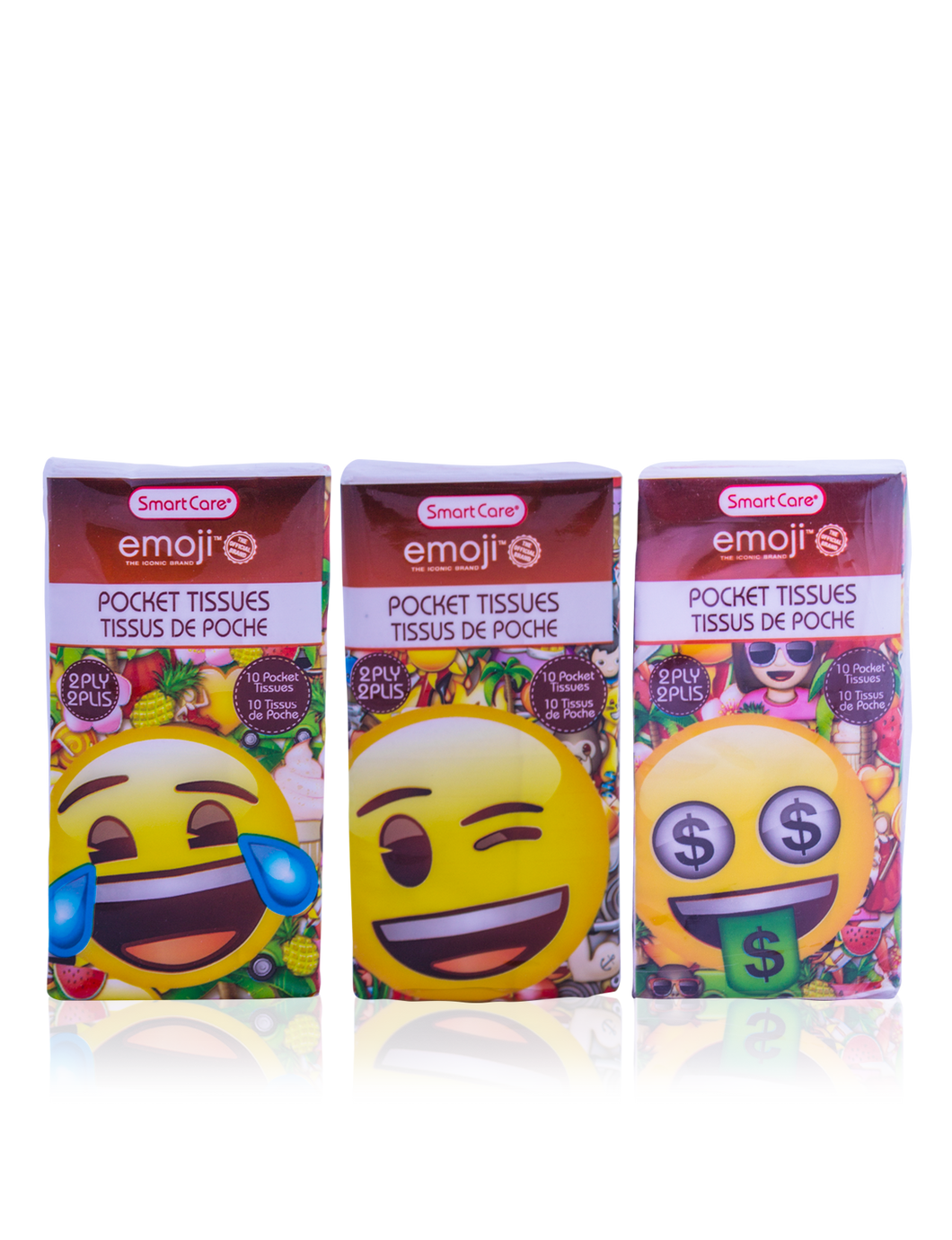 Emoji Pocket Facial Tissues (6 Pack)