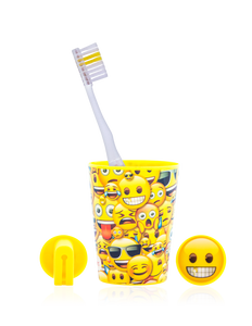 Emoji Flash Toothbrush Gift Set