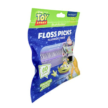 Load image into Gallery viewer, Toy Story Grape Flavor Floss Picks, 60CT