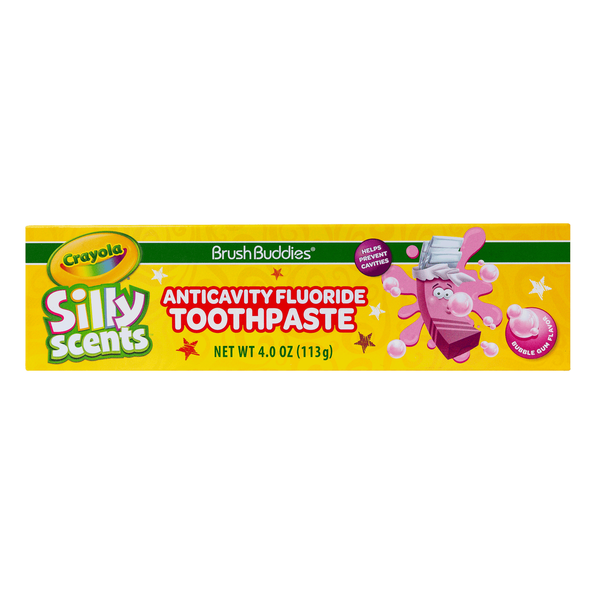 Brush Buddies Crayola Silly Scents Flavored Anticavity Fluoride ...