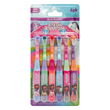 Load image into Gallery viewer, Gabby's Dollhouse Kids Manual Toothbrushes, 6PK