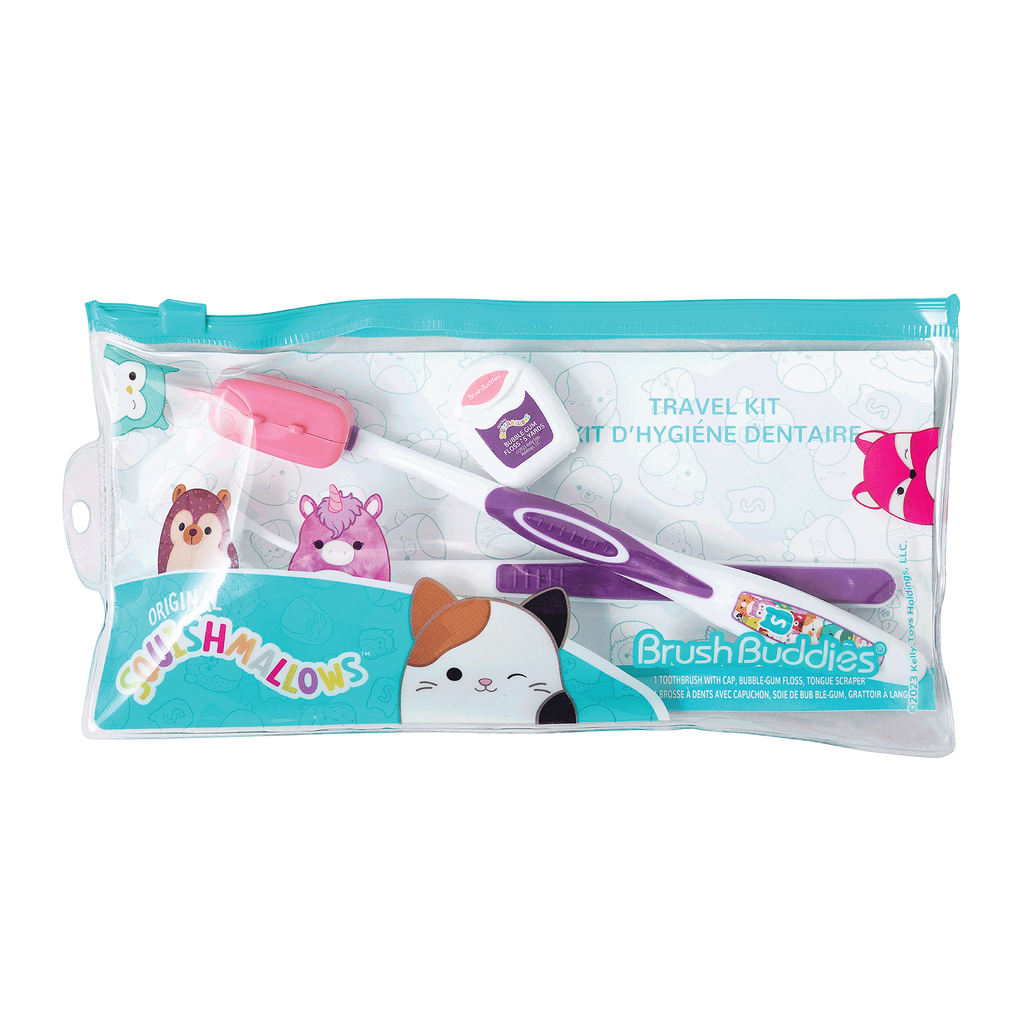 Squishmallows Toothbrush Travel Kit