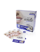 Load image into Gallery viewer, Ultimate White Whitening Dental Strips Infused With Coconut Oil (7 Day Treatment)