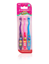 Load image into Gallery viewer, Brush Buddies Shopkins Toothbrush (3 Pack)