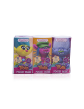 Load image into Gallery viewer, Trolls Pocket Facial Tissues (6 Pack)