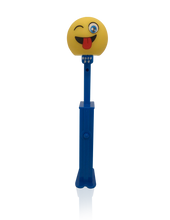 Load image into Gallery viewer, Pez Poppin&#39; Emoji Silly Face Toothbrush