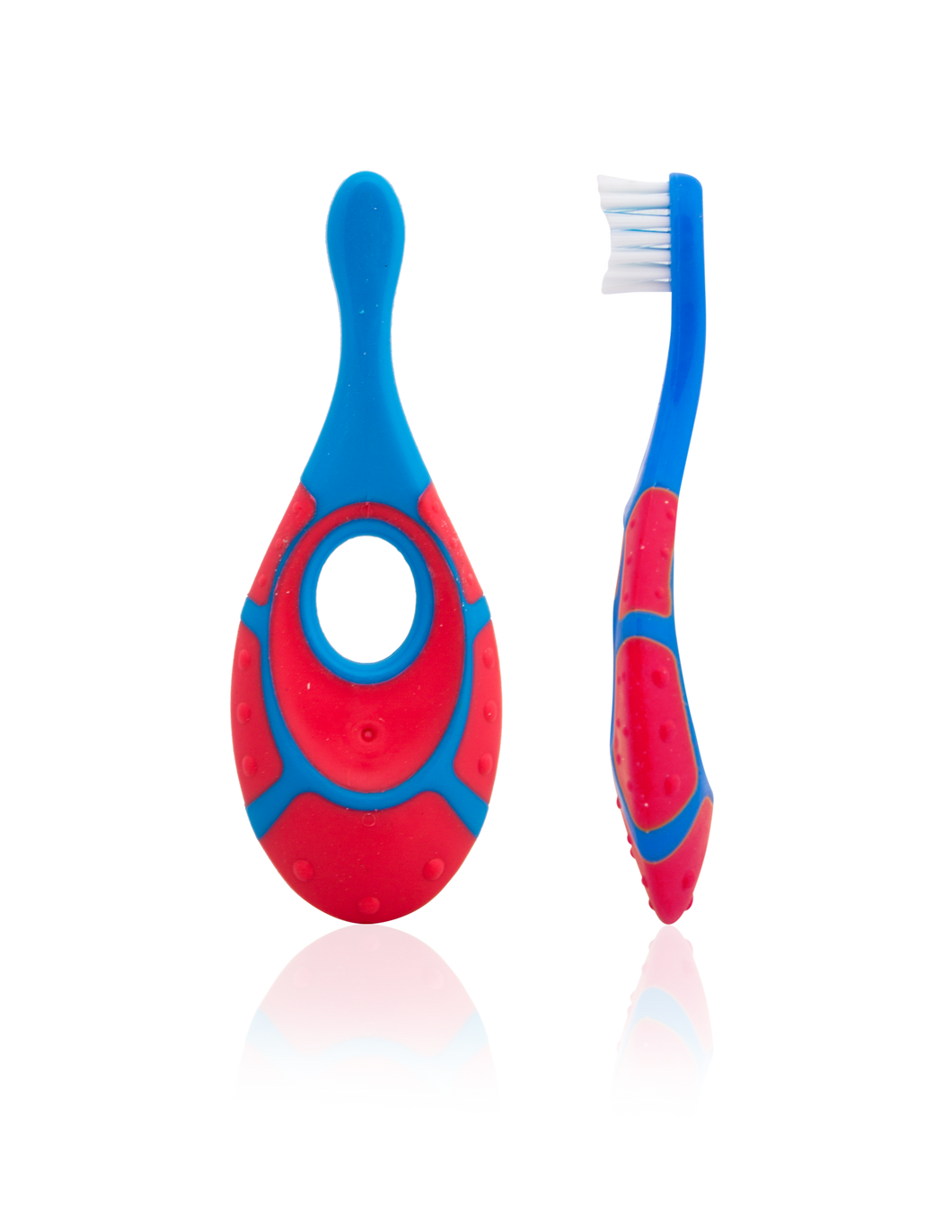 Toddler Toothbrush with Teething Ring