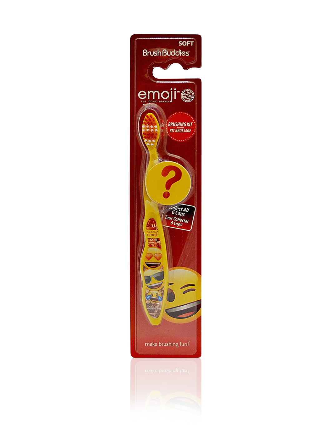 Emoji Toothbrush with Mystery Cap