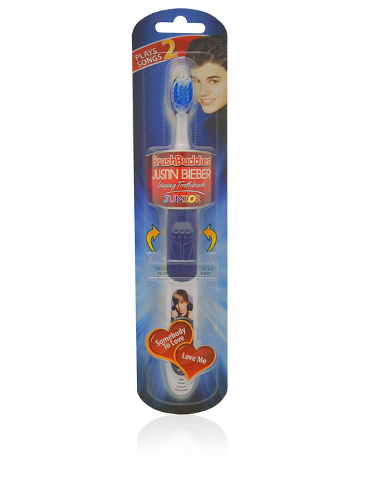 Justin Bieber Singing Junior Toothbrush (Somebody to Love & Love Me)