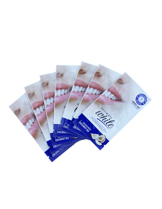 Ultimate White Whitening Dental Strips Infused With Coconut Oil (7 Day Treatment)