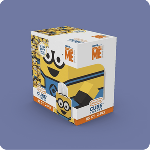 Minions Cube Tissue Box - Case Pack 24 - Smart Care