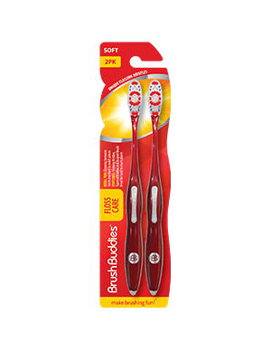 Floss Care Toothbrush (2 Pack)