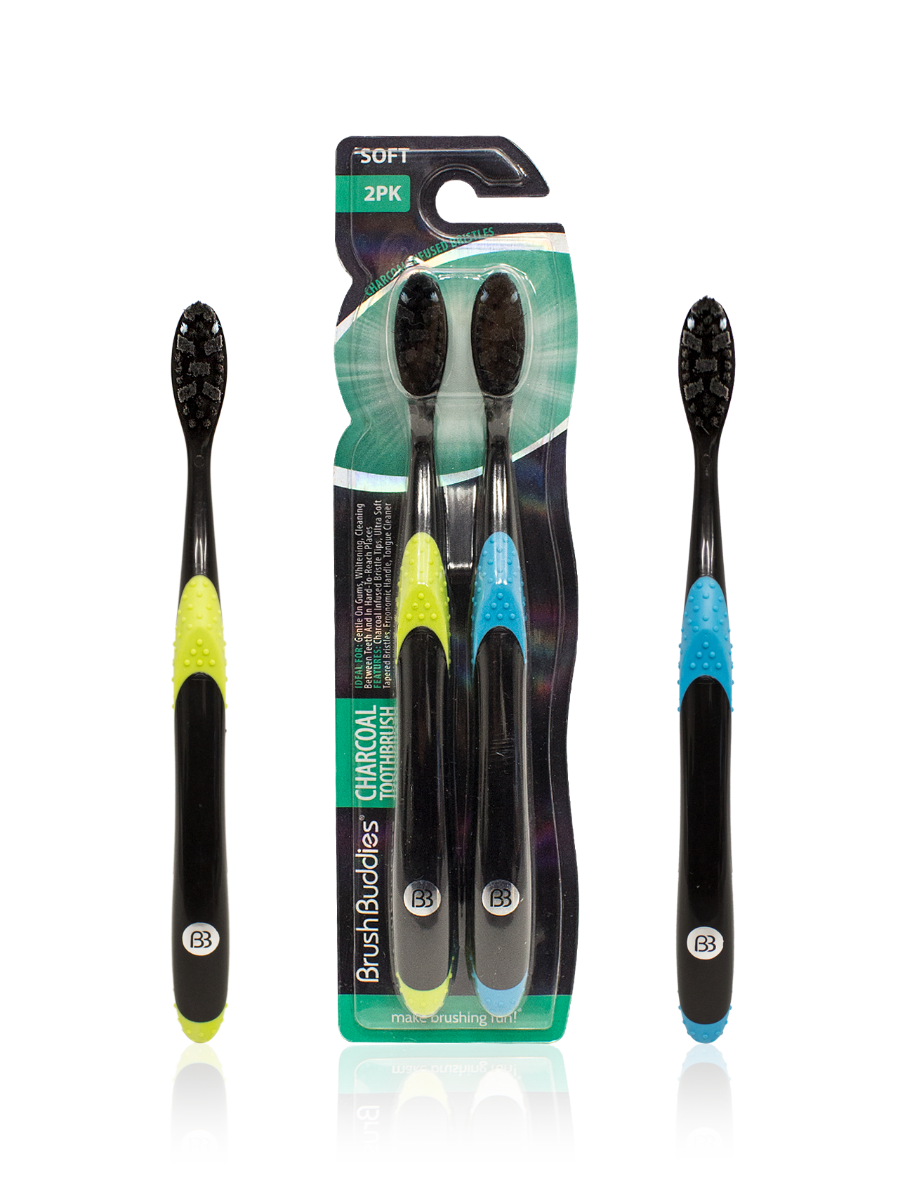 Charcoal Combo – Brush Buddies Charcoal Combo – Brush Buddies