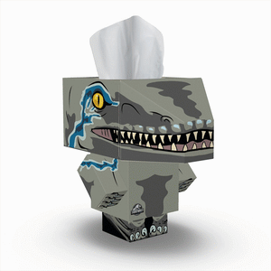 Jurassic World Cube Tissue Box - Case Pack 24 - Smart Care