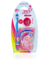 Load image into Gallery viewer, JoJo Siwa Flash Manual Toothbrush Cup Set