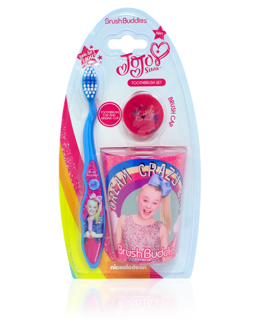 JoJo Siwa Flash Manual Toothbrush Cup Set