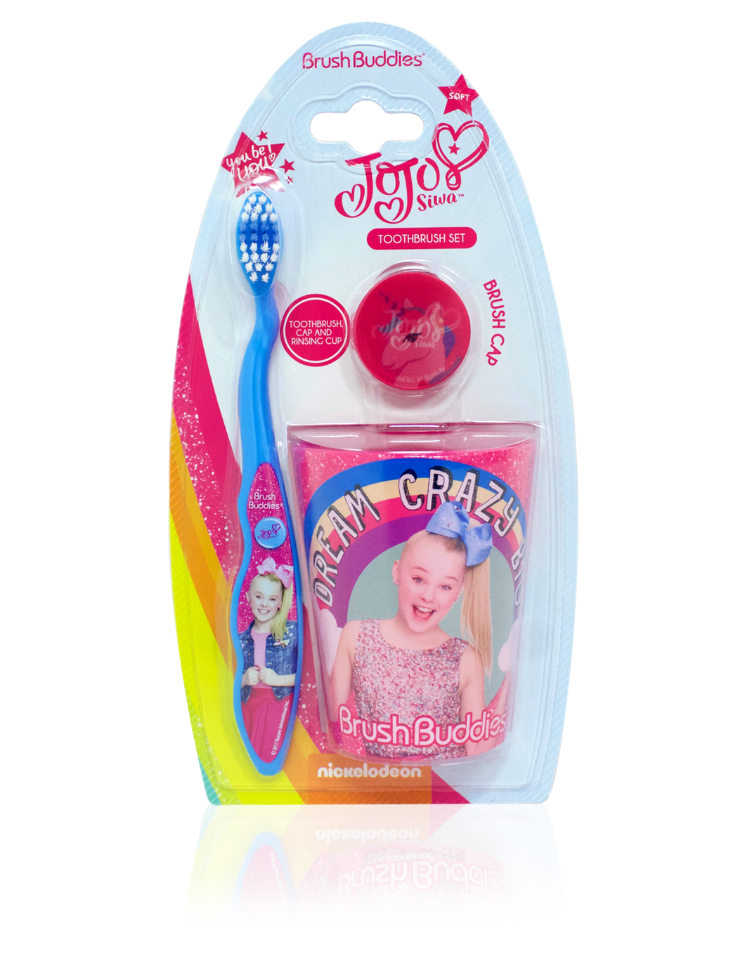 JoJo Siwa Flash Manual Toothbrush Cup Set