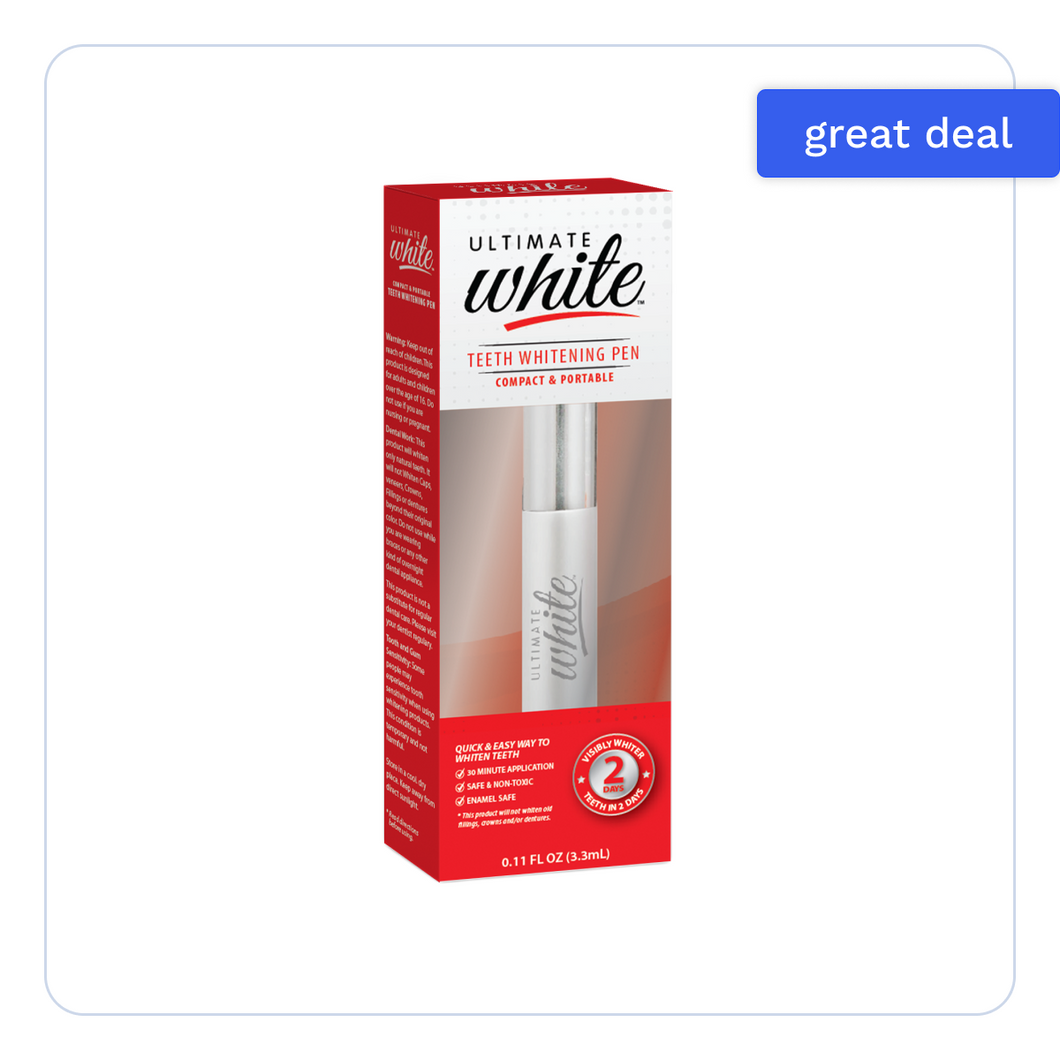 Ultimate White Teeth Whitening Pen