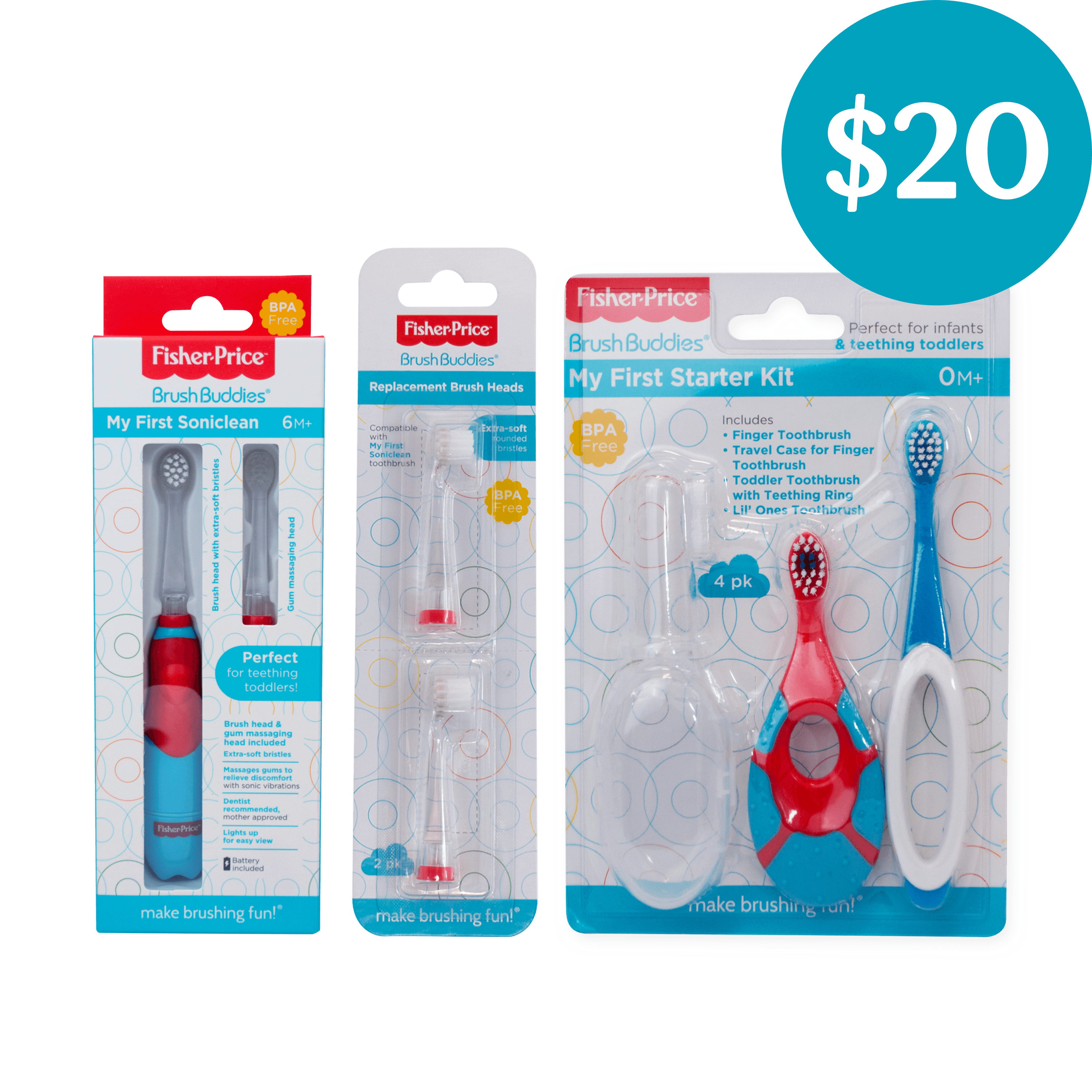 fisher price Brush Buddies