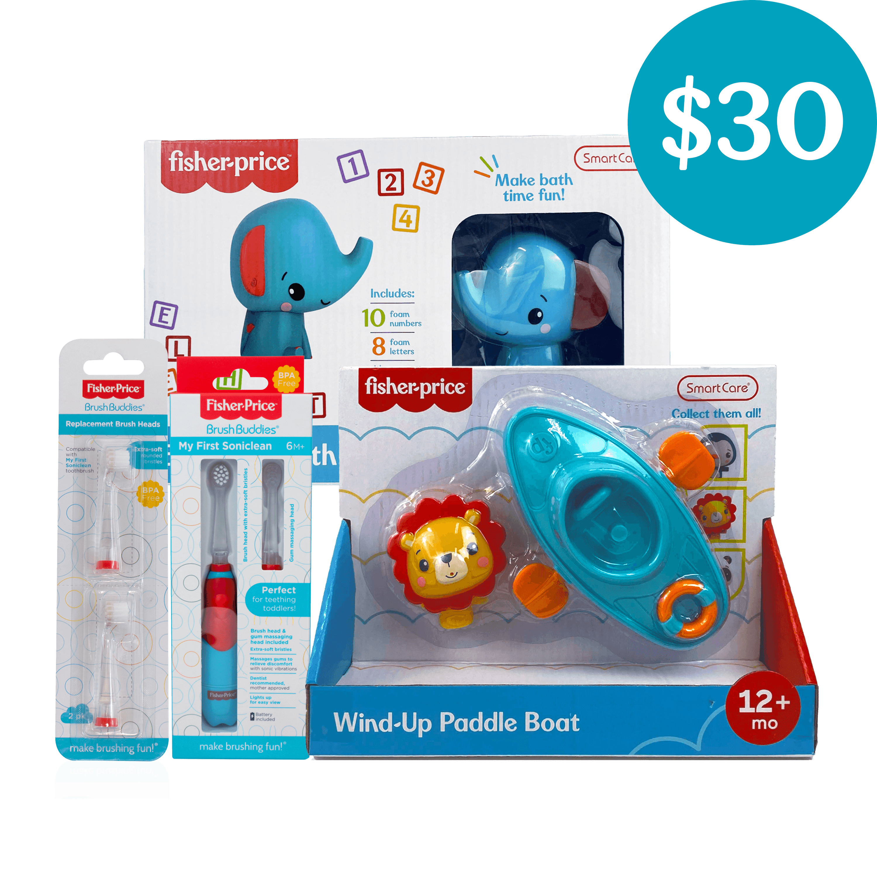 Fisher-Price Bath Toy Bundle