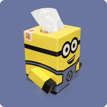 Load image into Gallery viewer, Minions Cube Tissue Box - Smart Care
