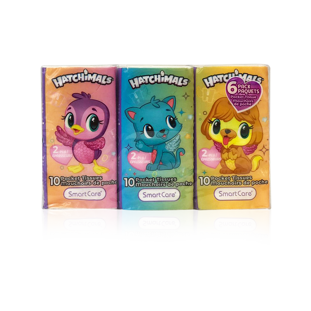 Hatchimals Pocket Tissue (6 Pack)