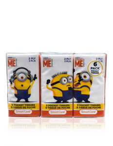 Minions Pocket Tissue (6 Pack)