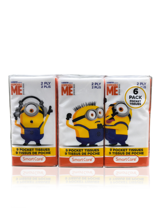 Minions Pocket Tissue (6 Pack)
