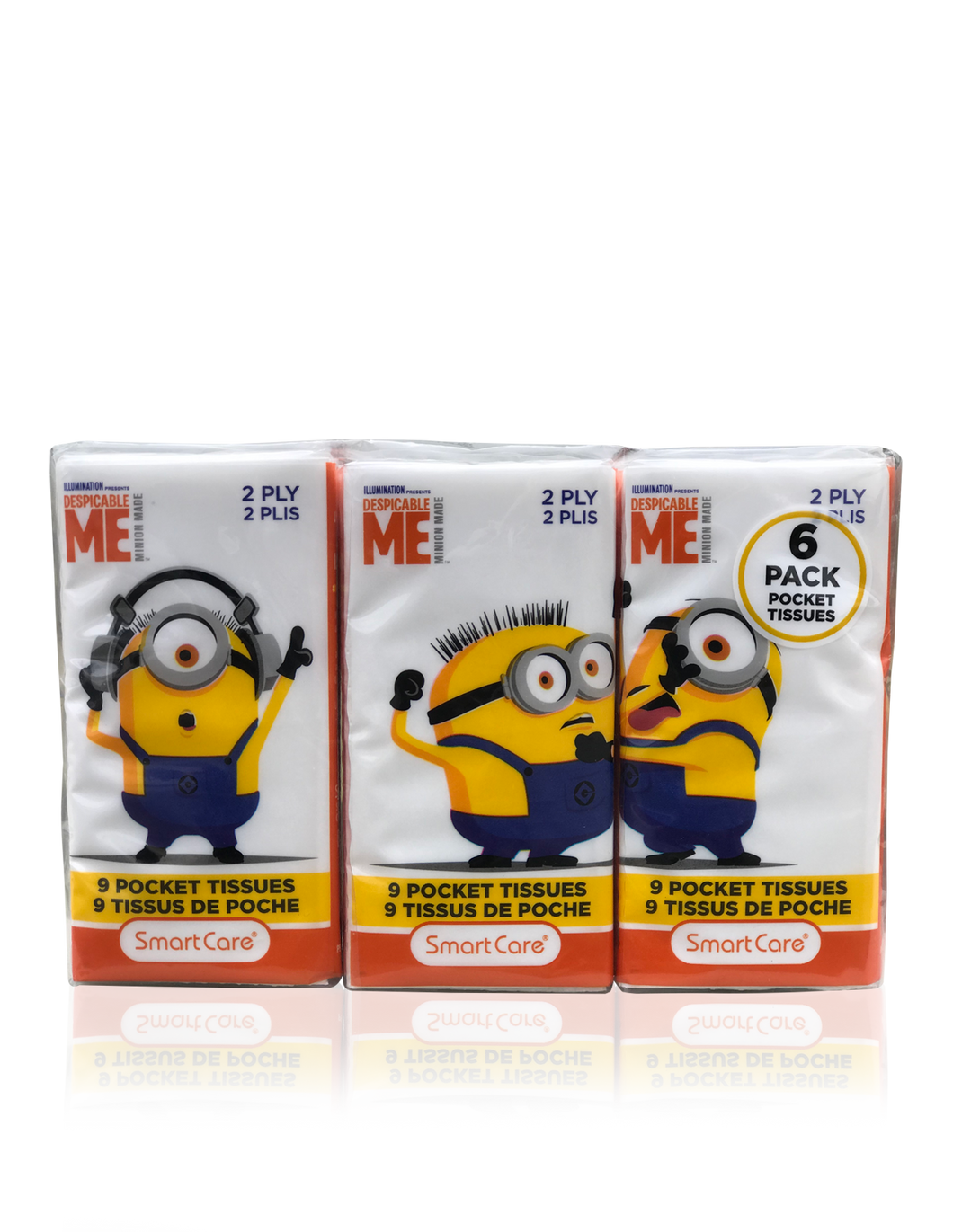 Minions Pocket Tissue (6 Pack)