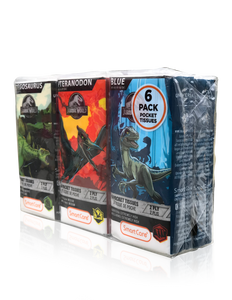 Smart Care Jurassic World Pocket Facial Tissues 6 Pack (new) - Smart Care