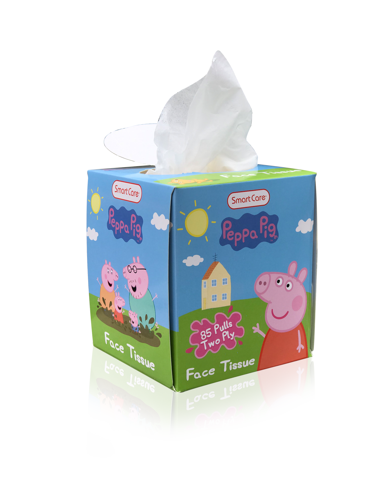 ボディ・フェイスケア pigpig Peppa Pig Tissue Box (85 Count) – Brush Buddies