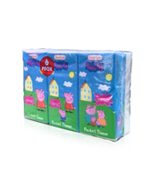 Load image into Gallery viewer, Peppa Pig Pocket Facial Tissues (6 Pack)