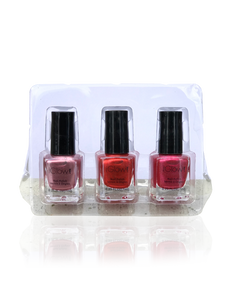 IGlow Nail Polish 3Pk (Shades - Rose, Candy, Punch)