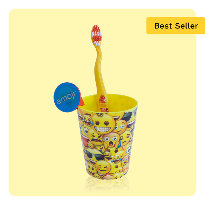 Emoji Manual Toothbrush Gift Set
