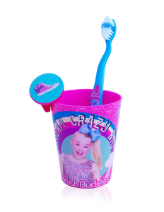 JoJo Siwa Flash Manual Toothbrush Cup Set