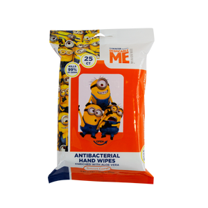 Minions Antibacterial Wipes (25 Count)