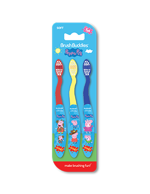 Peppa Pig Toothbrush 3 Pack